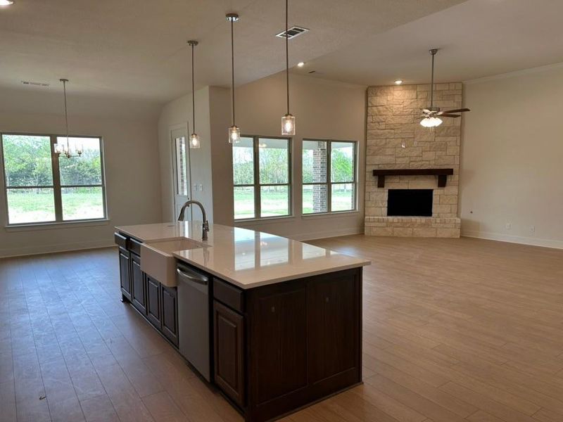 Furnished interior view inside a new home in Fannin Ranch, Leonard (Image 10).