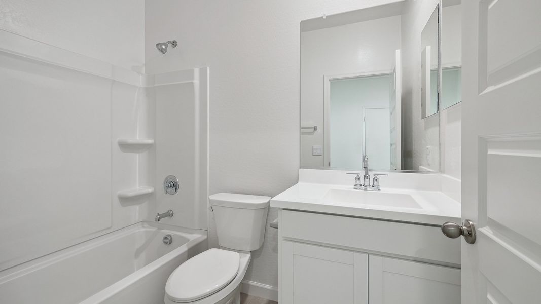 Furnished interior view inside a new home in Desert Moon Estates, Buckeye (Image 9).