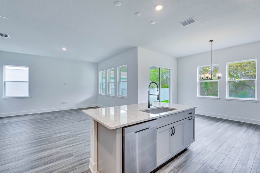 Representative furnished interior of a home built from the Faulkner by Rockwell Homes in Northlake At Ovation, Winter Garden (Image 12).