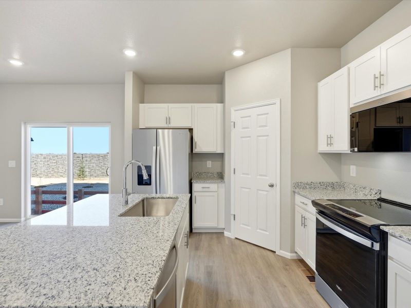 Furnished interior view inside a new home in York Station, Thornton (Image 4).