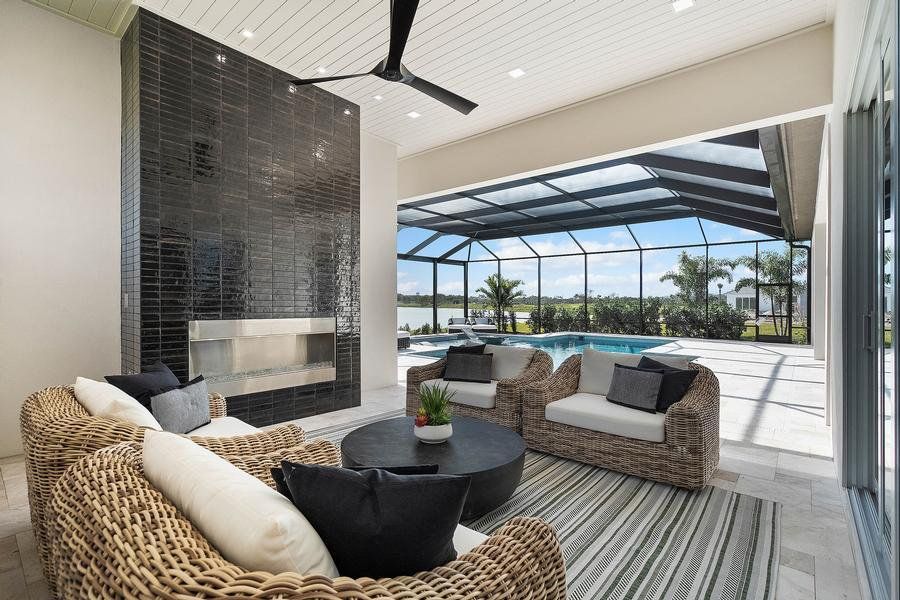 Representative furnished interior of a home built from the Riviera by GHO Homes in The Reserve at Grand Harbor, Vero Beach (Image 85).