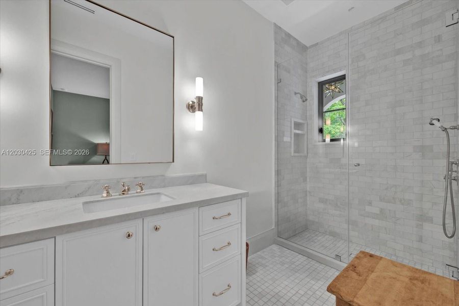 Furnished interior view inside a new home in , Coral Gables (Image 10). Furnished interior view inside a new home in , Coral Gables (Image 10).