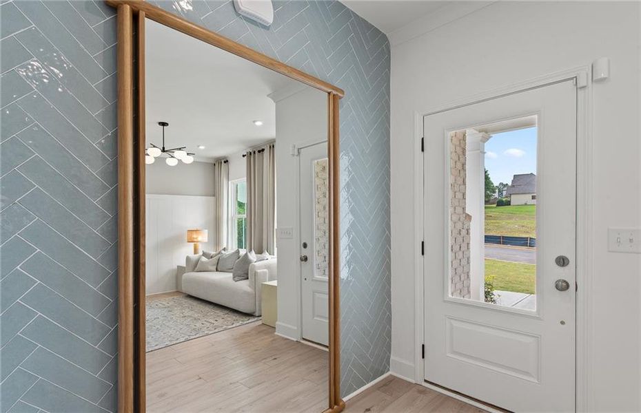 Furnished interior view inside a new home in Watermist at Mirror Lake, Villa Rica (Image 9).