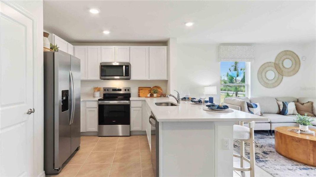 Furnished interior view inside a new home in The Towns at Laurel Commons, Ocala (Image 19).