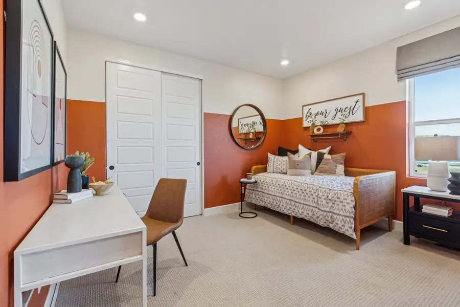 Furnished interior view inside a new home in Trailstone, Arvada (Image 47).