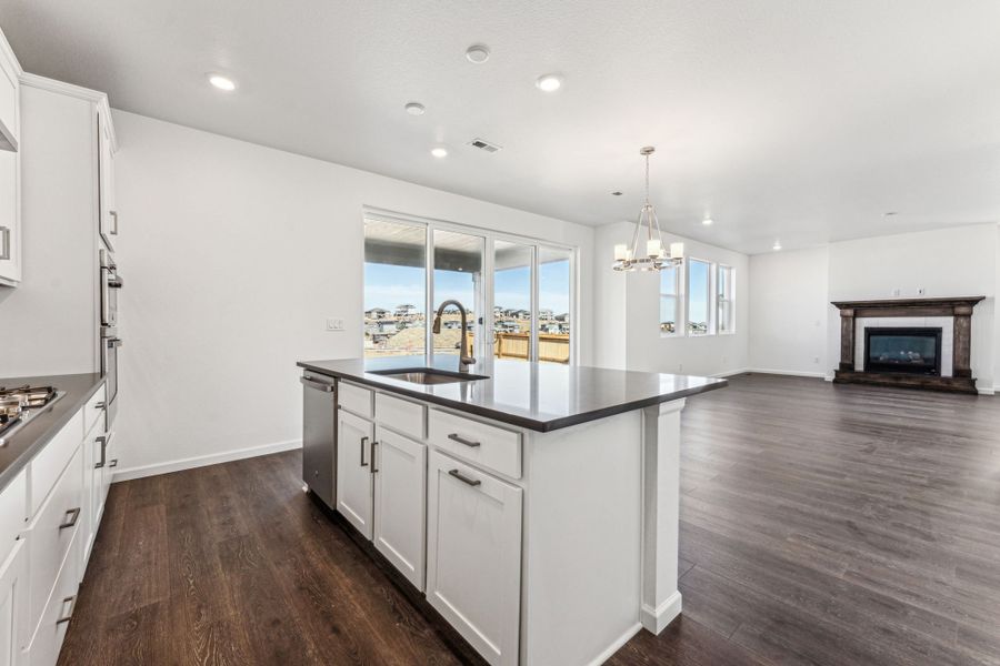 Representative furnished interior of a home built from the Sedalia by Taylor Morrison in Trailstone, Arvada (Image 17).