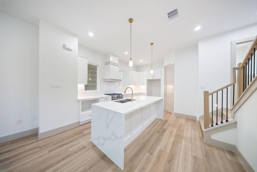 Furnished interior view inside a new home in , Houston (Image 9).
