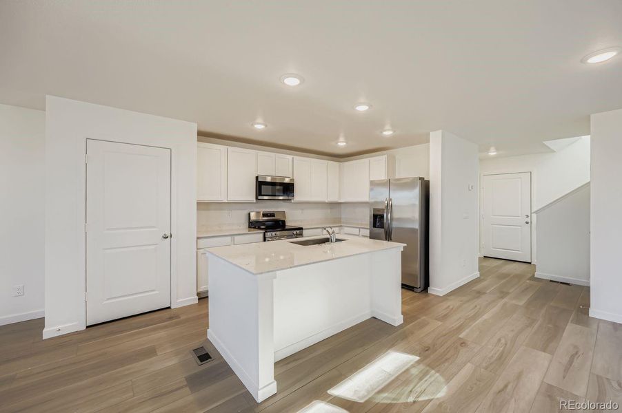 Furnished interior view inside a new home in Percheron: The Explorer Collection, Colorado Springs (Image 5).