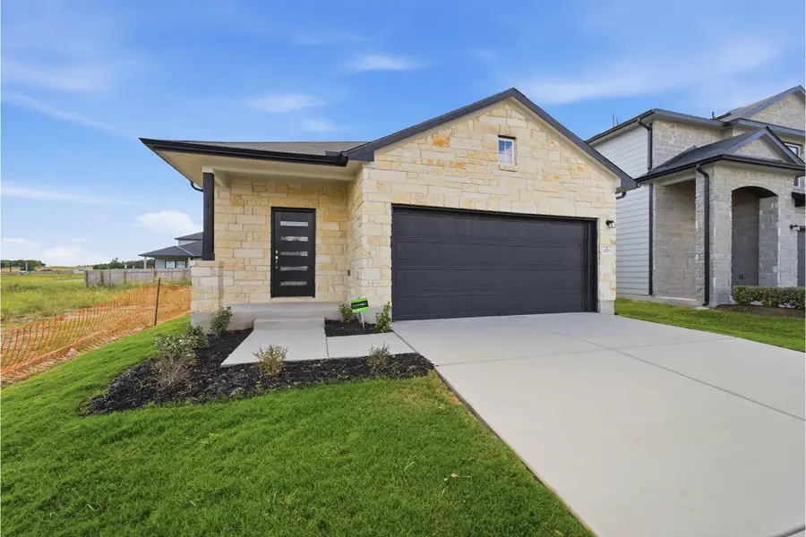 Representative exterior photo of a completed home built from the Hazel by CastleRock Communities in Katzer Ranch, Converse, TX (Image 20).