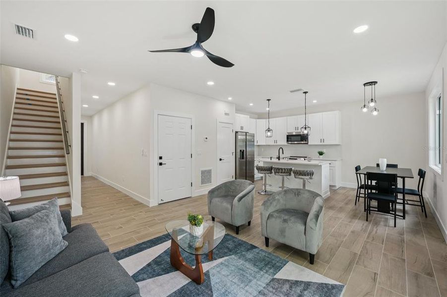 Furnished interior view inside a new home in , Largo (Image 5).