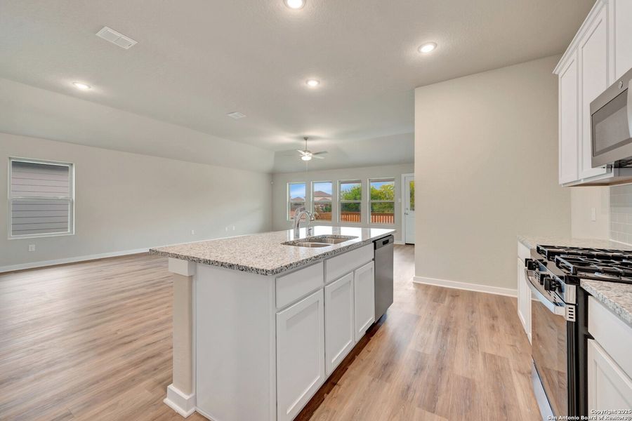 Furnished interior view inside a new home in Winding Brook, San Antonio (Image 6).