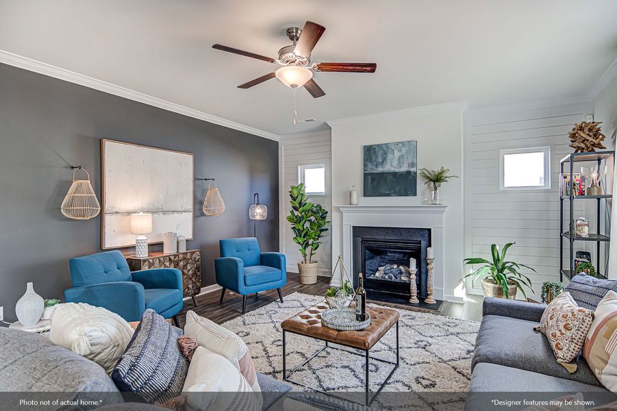 Furnished interior view inside a new home in Dove Hollow, Chesnee (Image 11).