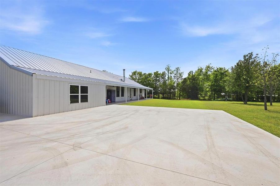 Exterior details and patio area of a home in , Denison (Image 27). Exterior details and patio area of a home in , Denison (Image 27).