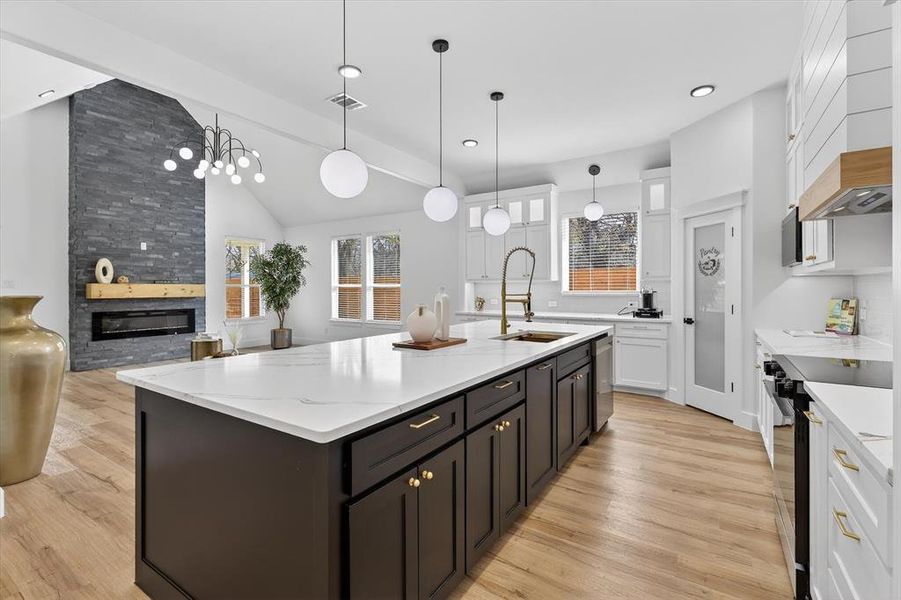 Furnished interior view inside a new home in , Haltom City (Image 6).