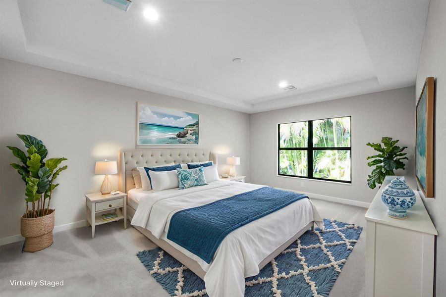 Furnished interior view inside a new home in , Port St. Lucie (Image 5).