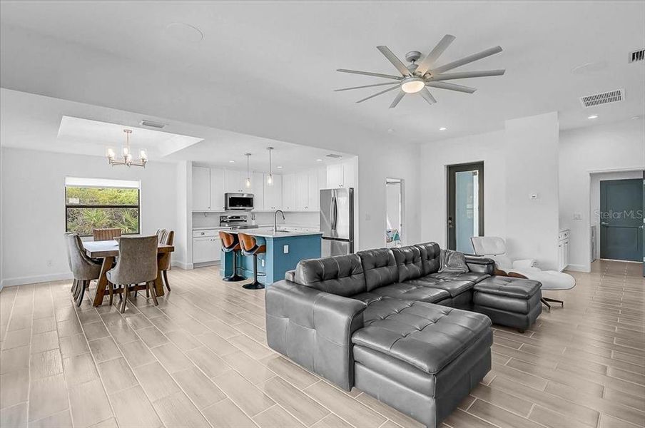 Furnished interior view inside a new home in , Rotonda West (Image 8). Furnished interior view inside a new home in , Rotonda West (Image 8).