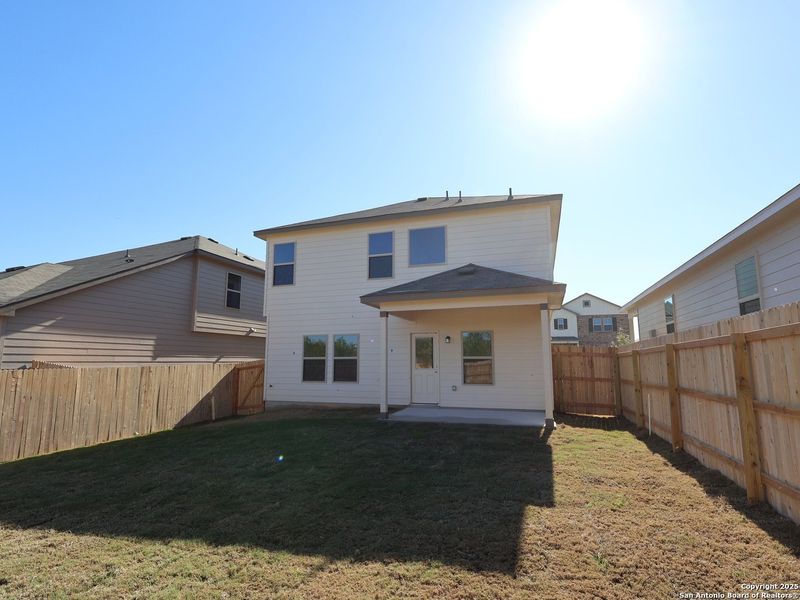 Exterior details and patio area of a home in Paloma Park, Converse (Image 25). Exterior details and patio area of a home in Paloma Park, Converse (Image 25).
