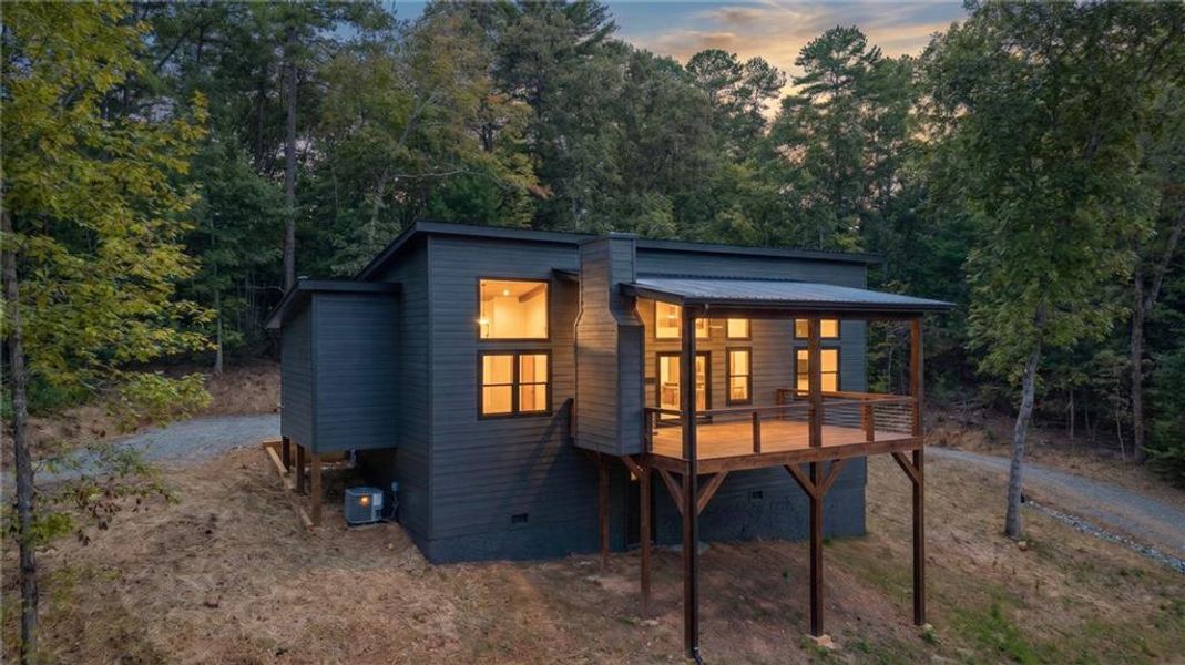 Exterior details and patio area of a home in , Morganton (Image 22).