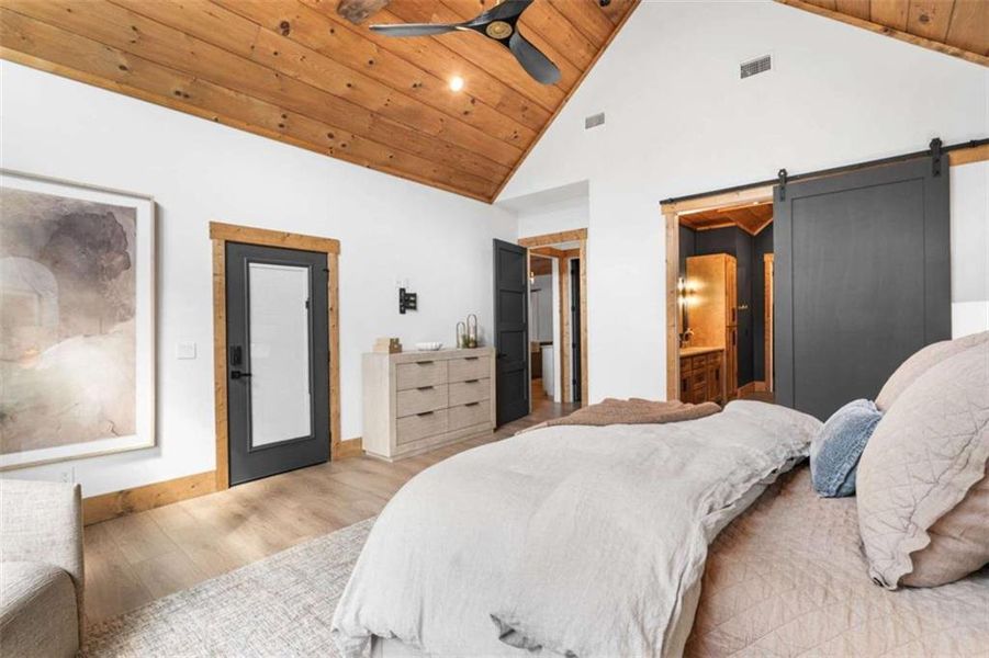 Furnished interior view inside a new home in , Ellijay (Image 19).