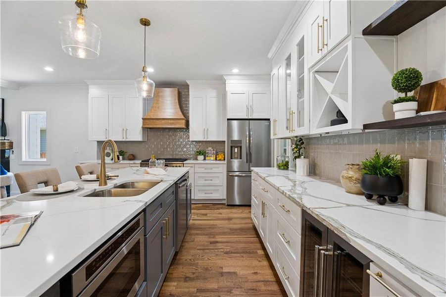 Furnished interior view inside a new home in , Decatur (Image 10).