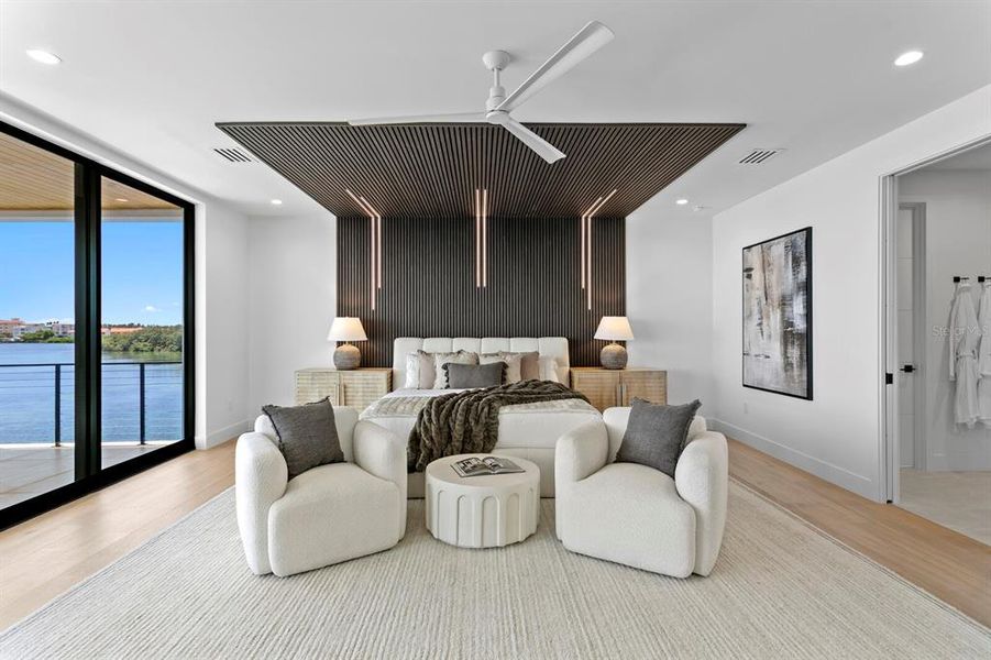 Furnished interior view inside a new home in , Tierra Verde (Image 11).