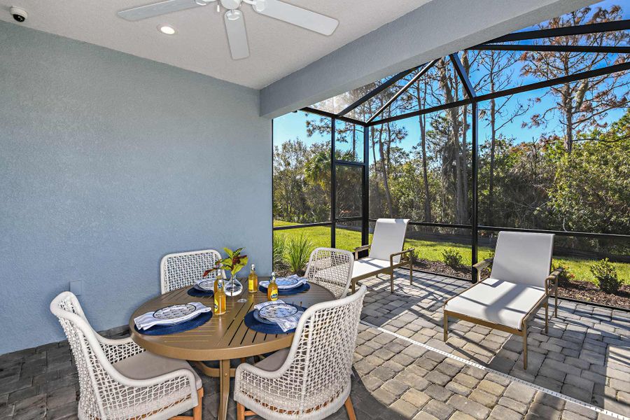 Representative exterior details of a home built from the Tidewinds 2 by Neal Communities in Grand Park, Sarasota (Image 3).