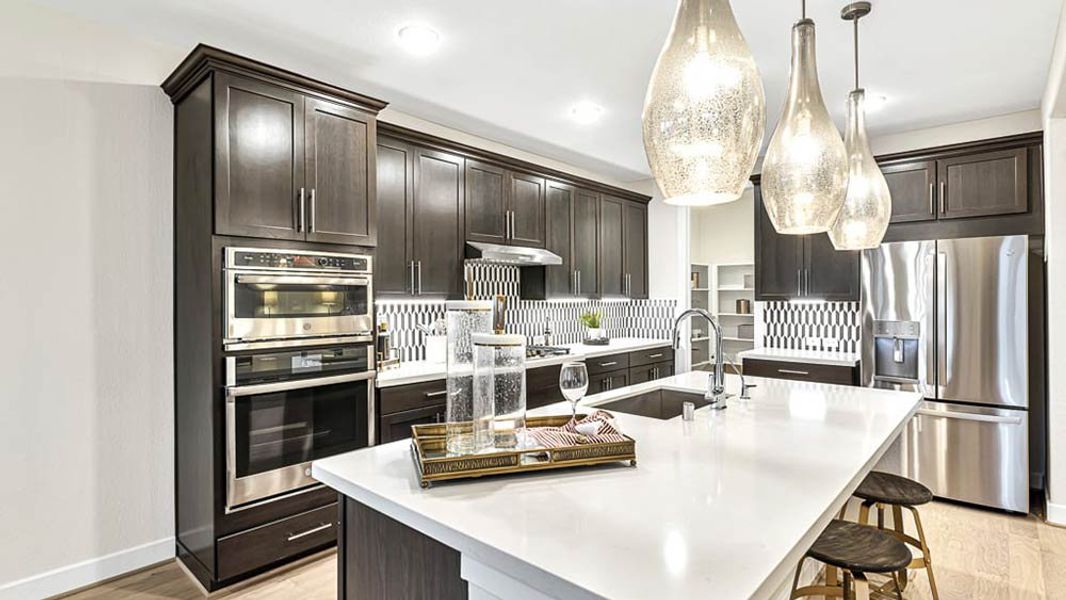 Furnished interior view inside a new home in Avalon at Cypress, Cypress (Image 12).