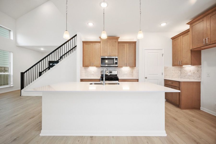 Furnished interior view inside a new home in The Hills of Bear Creek, Manchaca (Image 11).