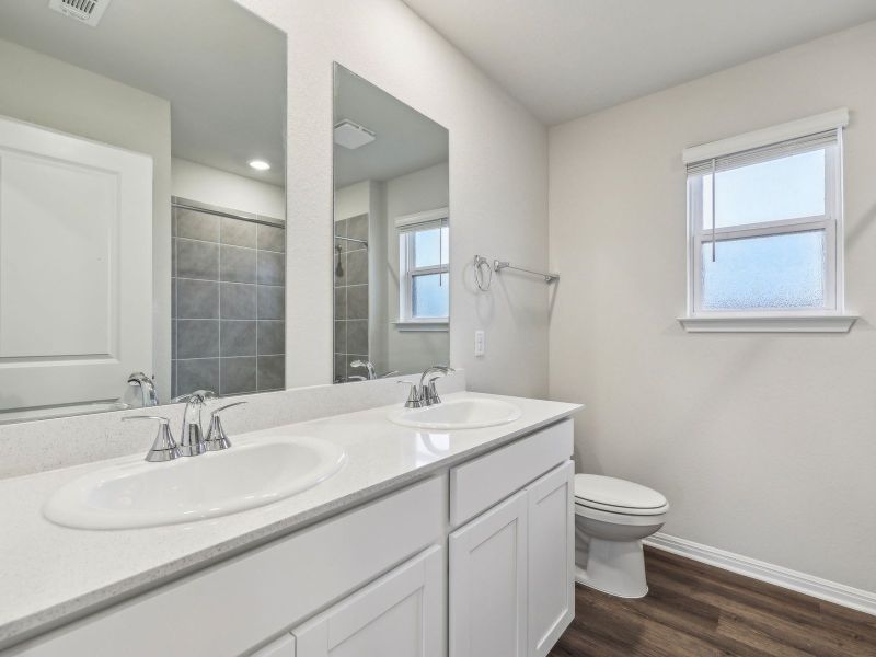 Furnished interior view inside a new home in Flora, Hutto (Image 6).