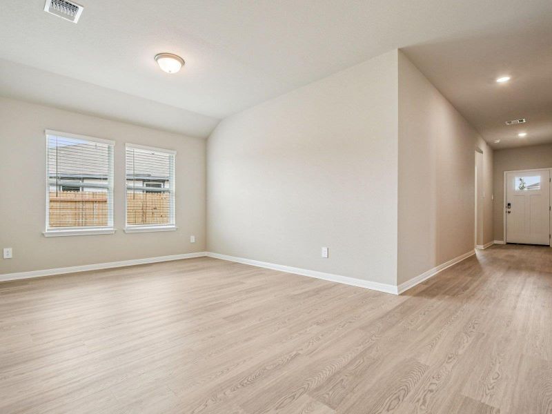Spare room with light wood-style floors Spare room with light wood-style floors