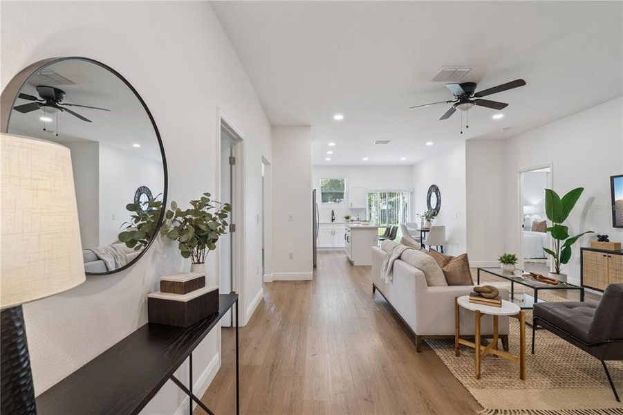 Furnished interior view inside a new home in , Sanford (Image 16).