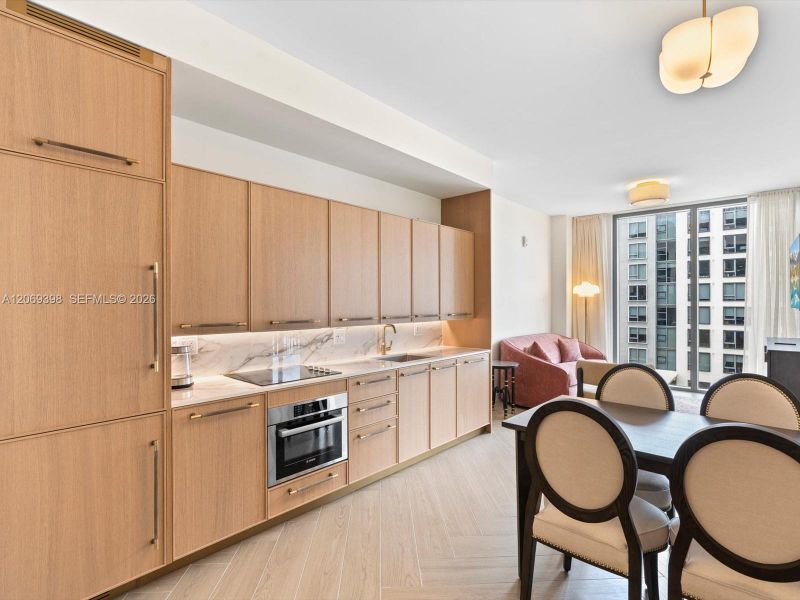 Furnished interior view inside a new home in , Miami (Image 5).
