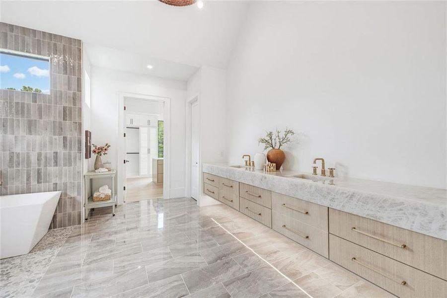 Furnished interior view inside a new home in , Canton (Image 16).