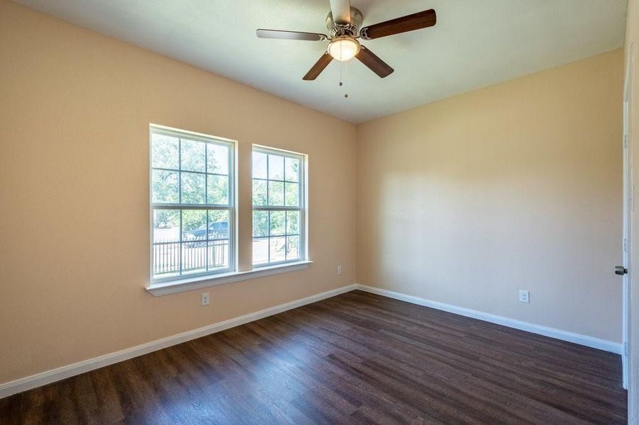 Secondary bedroom has lots of natural light.