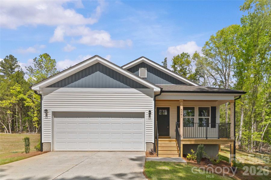 Front exterior of a new home in , Lancaster, SC, highlighting curb appeal (Image 25).