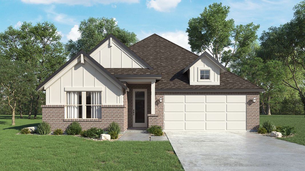 Representative exterior photo of a completed home built from the The Angelina by Trinity Classic Homes in Covenant Park, Springtown, TX (Image 18). Representative exterior photo of a completed home built from the The Angelina by Trinity Classic Homes in Covenant Park, Springtown, TX (Image 18).