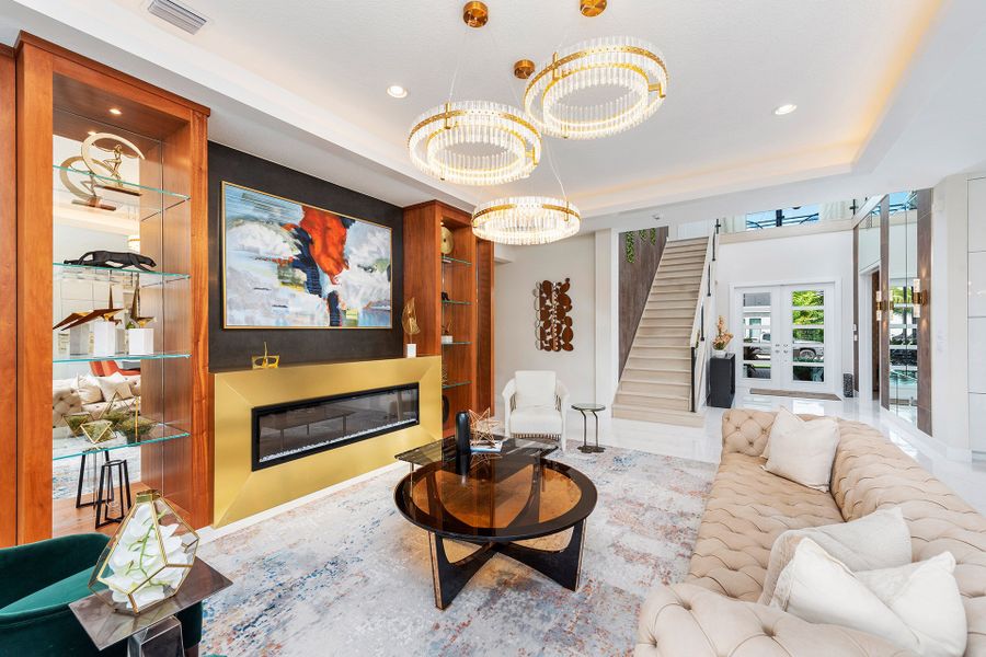 Representative furnished interior of a home built from the Pacifica by GL Homes in Lotus Edge, Boca Raton (Image 9).