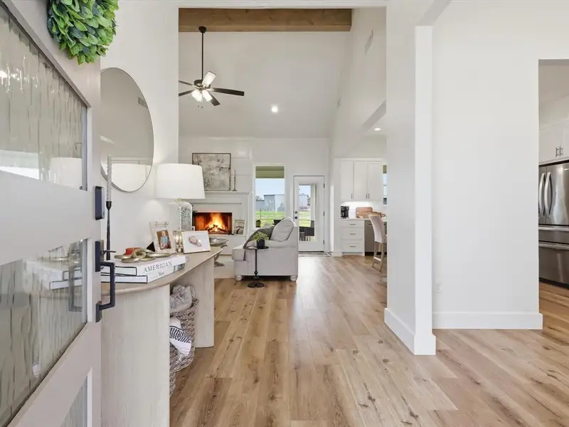 Furnished interior view inside a new home in , Weatherford (Image 10).