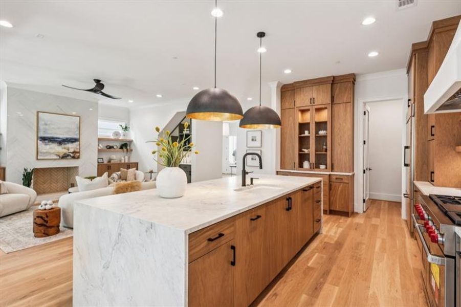 Furnished interior view inside a new home in , Marietta (Image 33).
