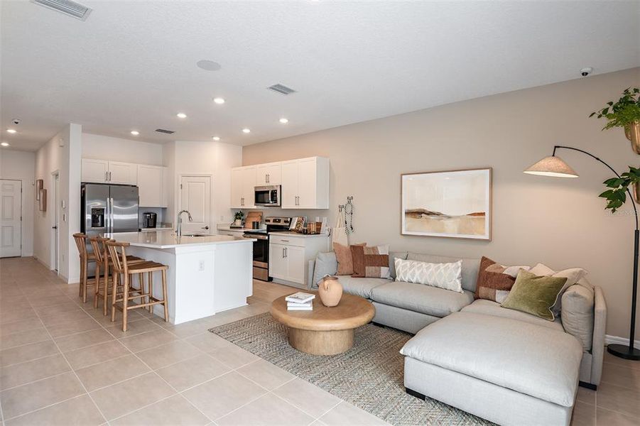 Furnished interior view inside a new home in Vinterra Townhomes, Nokomis (Image 14).