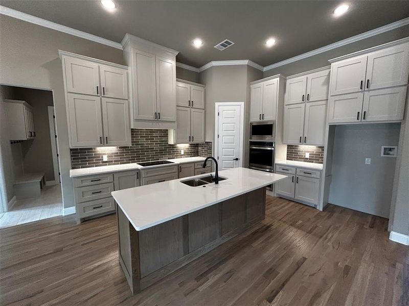 Furnished interior view inside a new home in , Poolville (Image 6).