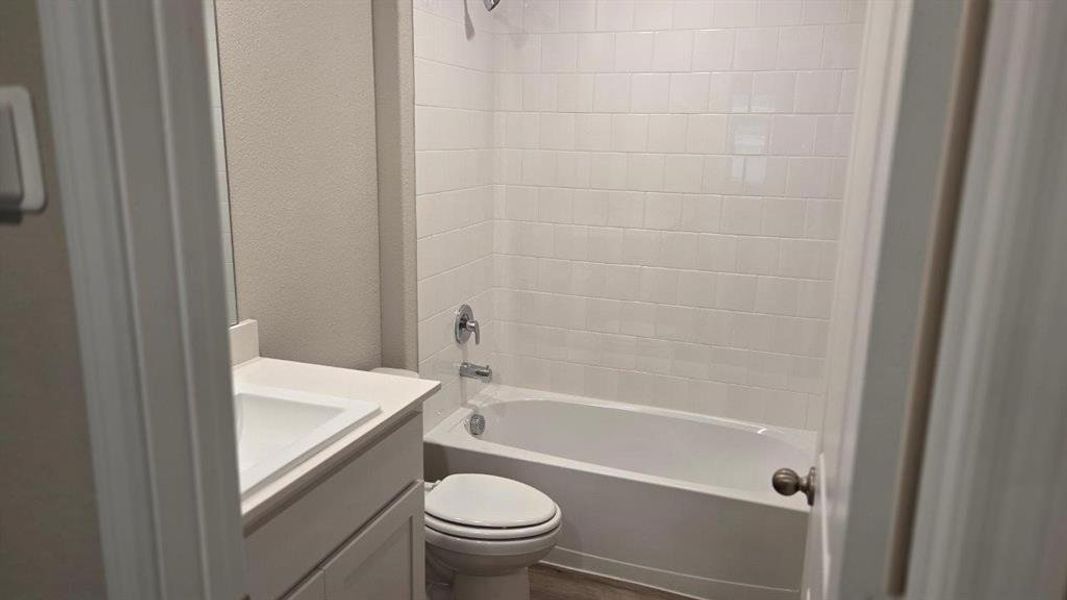 Furnished interior view inside a new home in Rosewood at Beltmill, Fort Worth (Image 8).