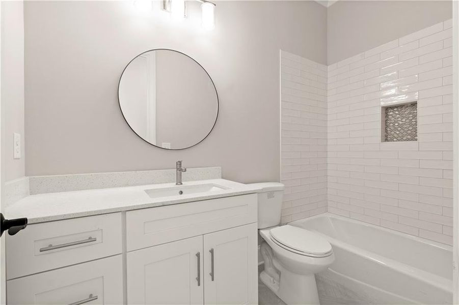 Furnished interior view inside a new home in , Canton (Image 8).