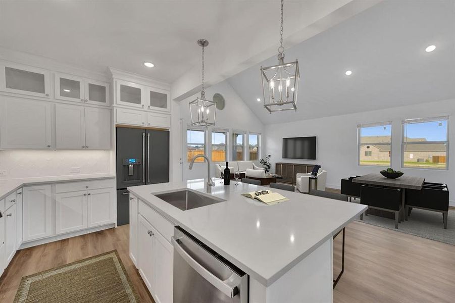 Furnished interior view inside a new home in Heritage Ranch, Sherman (Image 11).
