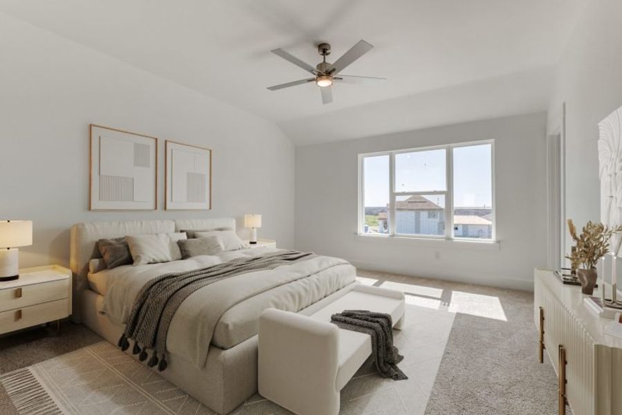 Furnished interior view inside a new home in Talia, Mesquite (Image 22).