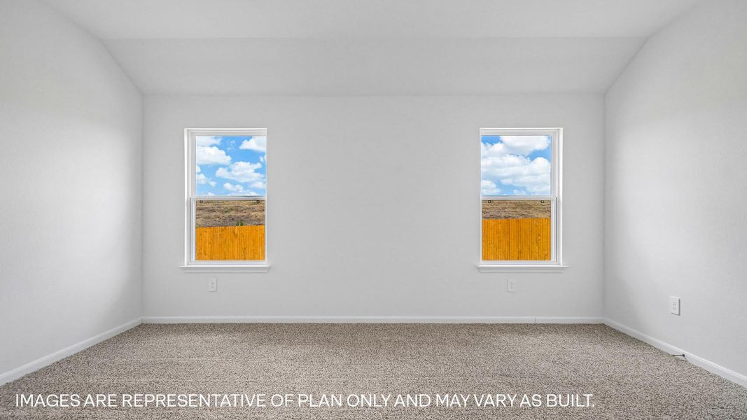 Representative unfurnished interior of a home built from the The Lakeway by D.R. Horton in Prairie Lakes, Buda (Image 11).