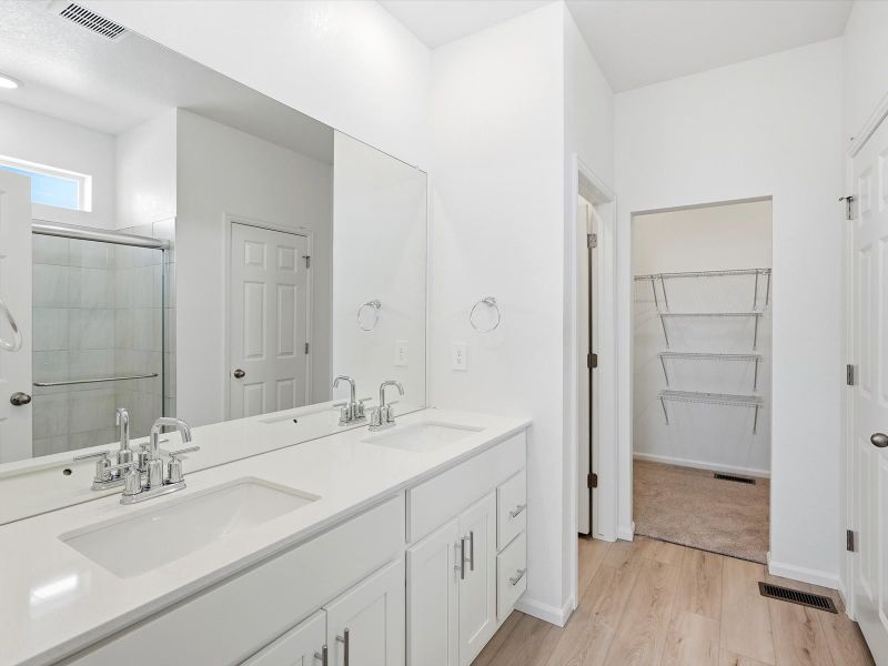 Furnished interior view inside a new home in Meridian Ranch, Peyton (Image 15).