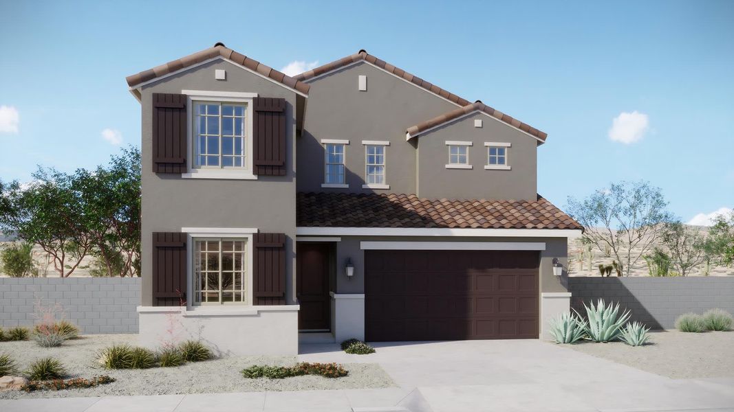 Spanish Elevation | Libra at Rialta | New Homes in Mesa, AZ by Landsea Homes