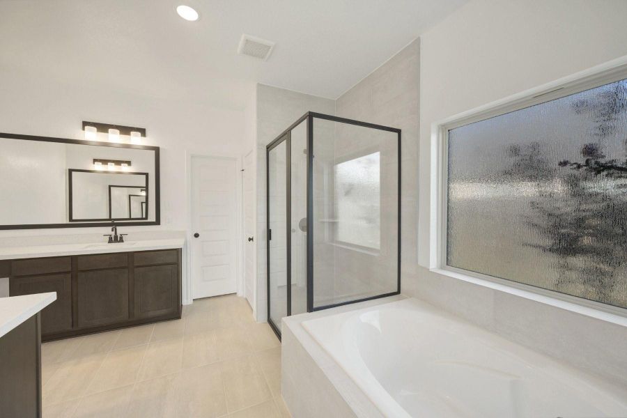 Spa-like owner's bath Spa-like owner's bath