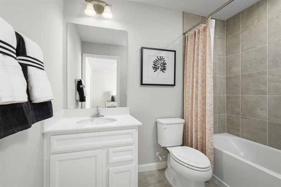Furnished interior view inside a new home in Brooks Landing, Titusville (Image 10).